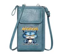 GEEADNB Ladies Cell Phone Purse Small Crossbody Bags Grumpy Cat Defiance Bold Text Perfect for Outfits Suitable for Everyday Use