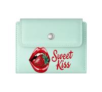 GEEADNB Large Capacity Ladies Coin Purse,Multi-Functional Women's Wallet,Shine Bright Red Lips Diamond Wonderful Gift for Mother's Father's Day Thanksgiving Birthday Gift for Women