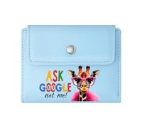 GEEADNB Large Capacity Ladies Coin Purse,RFID Blocking Wallet Purse,Explaining why Right,Humor Meme,Cartoon Duck,Wonderful Gift for Mother's Father's Day