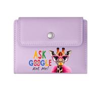 GEEADNB Large Capacity Ladies Coin Purse,RFID Blocking Wallet Purse,Explaining why Right,Humor Meme,Cartoon Duck,Wonderful Gift for Mother's Father's Day
