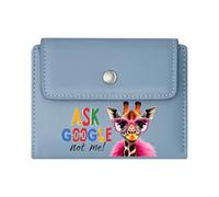 GEEADNB Large Capacity Ladies Coin Purse,RFID Blocking Wallet Purse,Explaining why Right,Humor Meme,Cartoon Duck,Wonderful Gift for Mother's Father's Day