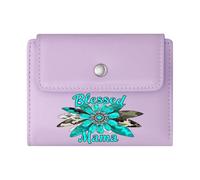 GEEADNB Large Capacity Ladies Coin Purse，RFID Blocking Wallet Purse，Femininity Bold Patterns Toughness Thanksgiving Birthday Gift for Women Thoughtful Gift for Father's Day，Teacher's Day