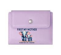 GEEADNB Large Capacity Ladies Coin Purse，RFID Blocking Wallet Purse，Nest Watercolor Illustration Bird Family Thanksgiving Birthday Gift for Women Thoughtful Gift for Father's Day，Teacher's Day