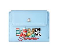 GEEADNB Large Capacity Ladies Coin Purse,RFID Blocking Wallet Purse,Peace Love Summer Wonderful Gift for Mother's Father's Day Romantic Gift for Wife/Girlfriend.