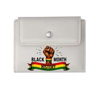 GEEADNB Large Capacity Ladies Coin Purse，Slim Minimalist Card Holder，Black History Month，Pan-Africanism，Unity，Romantic Gift for Wife/Girlfriend. Thanksgiving Birthday Gift for Women