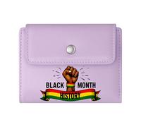 GEEADNB Large Capacity Ladies Coin Purse，Slim Minimalist Card Holder，Black History Month，Pan-Africanism，Unity，Romantic Gift for Wife/Girlfriend. Thanksgiving Birthday Gift for Women