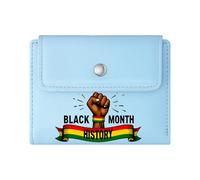 GEEADNB Large Capacity Ladies Coin Purse，Slim Minimalist Card Holder，Black History Month，Pan-Africanism，Unity，Romantic Gift for Wife/Girlfriend. Thanksgiving Birthday Gift for Women