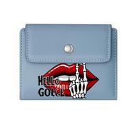 GEEADNB Large Capacity Ladies Coin Purse,Slim Women's Wallet,Vibrant Lips,Metallic Finger Bone,Grunge-Glam Fusion,Romantic Gift for Wife/Girlfriend. Thanksgiving Birthday Gift for Women