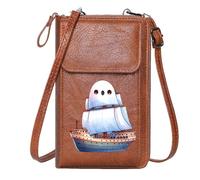 GEEADNB Lightweight Women's Shoulder Bag Bags with Card Slots Bat Haunted Cemetery Witch Skeleton Halloween Pumpkin Ghost Classic Outfit Elegant Gift for Mother's Day