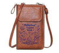 GEEADNB Lightweight Women's Shoulder Bag Bags with Card Slots Religious Symbolism Motherhood Spirituality Personalized Gifts for Girlfriend Friends for Everyday Use or Gift Idea