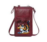 GEEADNB Lightweight Women's Shoulder Bag Personalized Crossbody Wallets Vibrant Colors Cartoon Style Playful Movement Romantic Gifts for Wife Girlfriend Graduation Student