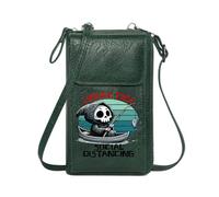 GEEADNB Lightweight Women's Shoulder Bag Women ID Credit Card Case Grim Reaper Playful Fishing for Valentine's Day Birthday Gifts Large Capacity Purse Gift