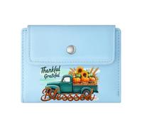 GEEADNB Multi-Functional Women's Wallet，Large Capacity Ladies Coin Purse，Autumn Elements Harvest Celebration Pumpkin Harvest Romantic Gift for Wife/Girlfriend.