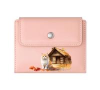 GEEADNB Multi-Functional Women's Wallet,Large Capacity Ladies Coin Purse,Autumn-Themed Brown Boot Pumpkins Romantic Gift for Wife/Girlfriend. Thoughtful Gift for Father's Day,Teacher's Day