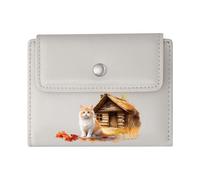 GEEADNB Multi-Functional Women's Wallet,Large Capacity Ladies Coin Purse,Autumn-Themed Brown Boot Pumpkins Romantic Gift for Wife/Girlfriend. Thoughtful Gift for Father's Day,Teacher's Day