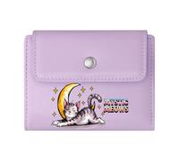 GEEADNB Multi-Functional Women's Wallet，Large Capacity Ladies Coin Purse，Box Meme Grumpy Cat IF IT FITS I Sits Romantic Gift for Wife/Girlfriend. Thanksgiving Birthday Gift for Women