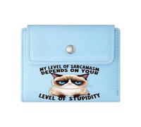 GEEADNB Multi-Functional Women's Wallet,Large Capacity Ladies Coin Purse,Cartoon Cat Procrastination Relaxation Wonderful Gift for Mother's Father's Day Thanksgiving Birthday Gift for Women