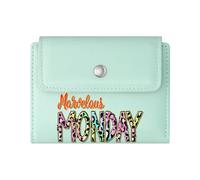 GEEADNB Multi-Functional Women's Wallet，Large Capacity Ladies Coin Purse，Colorful Design Energetic Start Bold Typography Thanksgiving Birthday Gift for Women