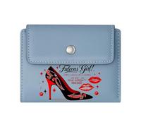 GEEADNB Multi-Functional Women's Wallet，Large Capacity Ladies Coin Purse，Floral Butterfly Decoration，Pink high-Heeled Shoe，Inspirational Fashion Quote，Thoughtful Gift for Father's Day