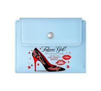 GEEADNB Multi-Functional Women's Wallet，Large Capacity Ladies Coin Purse，Floral Butterfly Decoration，Pink high-Heeled Shoe，Inspirational Fashion Quote，Thoughtful Gift for Father's Day