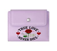 GEEADNB Multi-Functional Women's Wallet，Large Capacity Ladies Coin Purse，Floral Motifs，Whimsical Gothic，Love，Wonderful Gift for Mother's Father's Day Thanksgiving Birthday Gift for Women