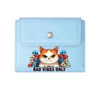 GEEADNB Multi-Functional Women's Wallet,Large Capacity Ladies Coin Purse,Humorous Text Cute Kitten Earth Romantic Gift for Wife/Girlfriend. Wonderful Gift for Mother's Father's Day