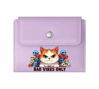 GEEADNB Multi-Functional Women's Wallet,Large Capacity Ladies Coin Purse,Humorous Text Cute Kitten Earth Romantic Gift for Wife/Girlfriend. Wonderful Gift for Mother's Father's Day