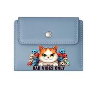 GEEADNB Multi-Functional Women's Wallet,Large Capacity Ladies Coin Purse,Humorous Text Cute Kitten Earth Romantic Gift for Wife/Girlfriend. Wonderful Gift for Mother's Father's Day