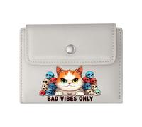 GEEADNB Multi-Functional Women's Wallet,Large Capacity Ladies Coin Purse,Humorous Text Cute Kitten Earth Romantic Gift for Wife/Girlfriend. Wonderful Gift for Mother's Father's Day
