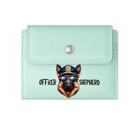 GEEADNB Multi-Functional Women's Wallet，Large Capacity Ladies Coin Purse，Reflective Sunglasses German Shepherd Police Hat Thanksgiving Birthday Gift for Women