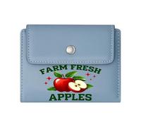 GEEADNB Multi-Functional Women's Wallet，Large Capacity Ladies Coin Purse，Vibrant Design，Farm Fresh，Red Apple，Wonderful Gift for Mother's Father's Day Romantic Gift for Wife/Girlfriend.
