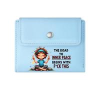 GEEADNB Multi-Functional Women's Wallet，RFID Blocking Wallet Purse，Black Femininity，Positive Affirmations，Empowerment，Thanksgiving Birthday Gift for Women Wonderful Gift for Mother's Father's Day