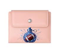 GEEADNB Multi-Functional Women's Wallet，RFID Blocking Wallet Purse，Sparkling Luxury Bomb-Like Structure Fusion Design Thanksgiving Birthday Gift for Women Romantic Gift for Wife/Girlfriend.