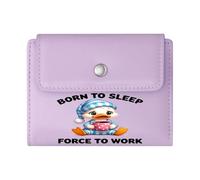 GEEADNB Multi-Functional Women's Wallet，Slim Minimalist Card Holder，Cartoon Cow，NOT My Pasture，Angry Expression，Romantic Gift for Wife/Girlfriend. Thoughtful Gift for Father's Day，Teacher's Day