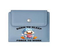 GEEADNB Multi-Functional Women's Wallet，Slim Minimalist Card Holder，Cartoon Cow，NOT My Pasture，Angry Expression，Romantic Gift for Wife/Girlfriend. Thoughtful Gift for Father's Day，Teacher's Day