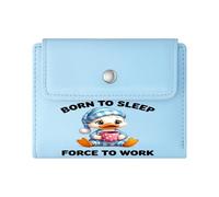 GEEADNB Multi-Functional Women's Wallet，Slim Minimalist Card Holder，Cartoon Cow，NOT My Pasture，Angry Expression，Romantic Gift for Wife/Girlfriend. Thoughtful Gift for Father's Day，Teacher's Day