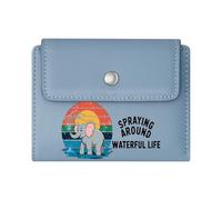 GEEADNB Multi-Functional Women's Wallet,Slim Minimalist Card Holder,Celebration Patriotic Fourth Romantic Gift for Wife/Girlfriend. Wonderful Gift for Mother's Father's Day