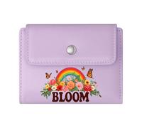 GEEADNB Multi-Functional Women's Wallet,Slim Minimalist Card Holder,Floral,Mindfulness,Anatomy,Romantic Gift for Wife/Girlfriend. Wonderful Gift for Mother's Father's Day