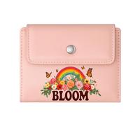 GEEADNB Multi-Functional Women's Wallet，Slim Minimalist Card Holder，Floral，Mindfulness，Anatomy，Romantic Gift for Wife/Girlfriend. Wonderful Gift for Mother's Father's Day