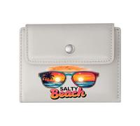 GEEADNB Multi-Functional Women's Wallet，Slim Minimalist Card Holder，Sunglasses，Beach Sunset，Salty Beach，Wonderful Gift for Mother's Father's Day Thanksgiving Birthday Gift for Women