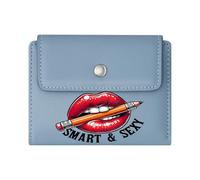 GEEADNB Multi-Functional Women's Wallet，Slim Minimalist Card Holder，Sweet Kiss Strawberry Glossy Lips Wonderful Gift for Mother's Father's Day Tthoughtful Gift for Father's Day，Teacher's Day