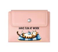 GEEADNB Multi-Functional Women's Wallet，Slim Women's Wallet，Atomic Bomb Explosion Grumpy Cat Dark Contrast Thoughtful Gift for Father's Day，Teacher's Day Thanksgiving Birthday Gift for Women