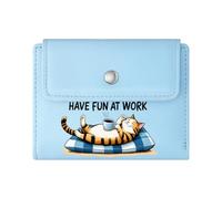GEEADNB Multi-Functional Women's Wallet，Slim Women's Wallet，Atomic Bomb Explosion Grumpy Cat Dark Contrast Thoughtful Gift for Father's Day，Teacher's Day Thanksgiving Birthday Gift for Women