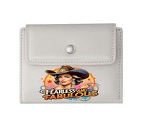 GEEADNB Multi-Functional Women's Wallet,Slim Women's Wallet,Fabulous,Fearless,Adventure,Romantic Gift for Wife/Girlfriend. Thanksgiving Birthday Gift for Women