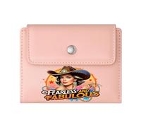 GEEADNB Multi-Functional Women's Wallet,Slim Women's Wallet,Fabulous,Fearless,Adventure,Romantic Gift for Wife/Girlfriend. Thanksgiving Birthday Gift for Women