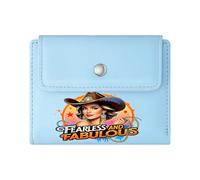 GEEADNB Multi-Functional Women's Wallet,Slim Women's Wallet,Fabulous,Fearless,Adventure,Romantic Gift for Wife/Girlfriend. Thanksgiving Birthday Gift for Women