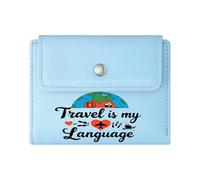 GEEADNB Multi-Functional Women's Wallet,Slim Women's Wallet,Travel Stickers,Adventure,Vintage Suitcase,Thanksgiving Birthday Gift for Women Romantic Gift for Wife/Girlfriend.