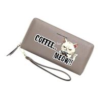 GEEADNB Personalized Cat Women Wallets,Teacher's Day Gift Thanksgiving Gift for Teachers from Students,Birthday Gift, Friendship Gift for Family and Friend 1306f