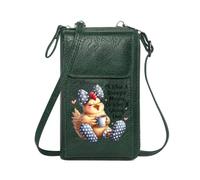 GEEADNB Personalized Crossbody Wallets Women ID Credit Card Case Whimsical Atmosphere Cartoon Chick Polka-Dot Accessories Elegant Gift for Mother's Day Large Capacity Purse Gift