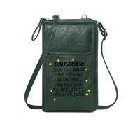 GEEADNB Personalized Leather Cell Phone Wallet Customized Phone Bags Onboarding Employment Contract Job Offer Printed Gift Large Capacity Purse Gift